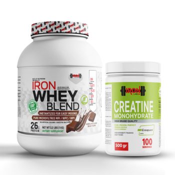 Pack Whey 1KG Chocolat + Créatine Monohydrate 500g