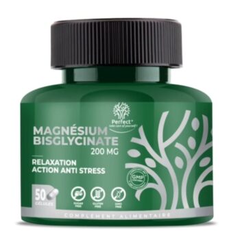 Magnesium Bisglycinate 200Mg - 50 Gélules - Perfect Nutrition