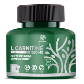 L-Carnitine Fat Burner 500mg - 50 Gélules - Perfect Nutrition