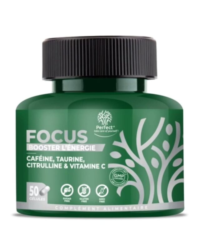 Pre-Workout Focus - 50 Gélules - Perfect Nutrition