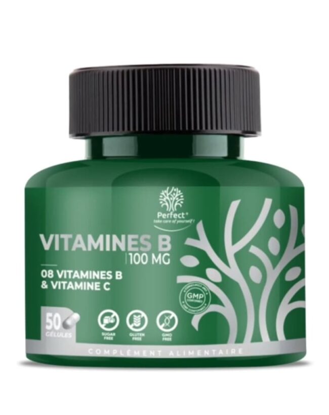 Vitamine B 100Mg - 50 Gélules - Perfect Nutrition