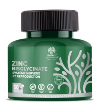 Zinc Bisglycinate 30Mg - 50 Gélules - Perfect Nutrition