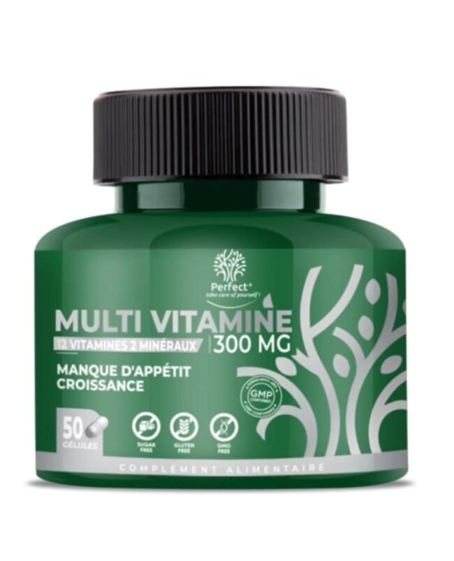 Multivitamine 300 Mg - 50 Gélules - Perfect Nutrition